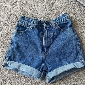 High Rise Jordache Jean Shorts (Mom style)